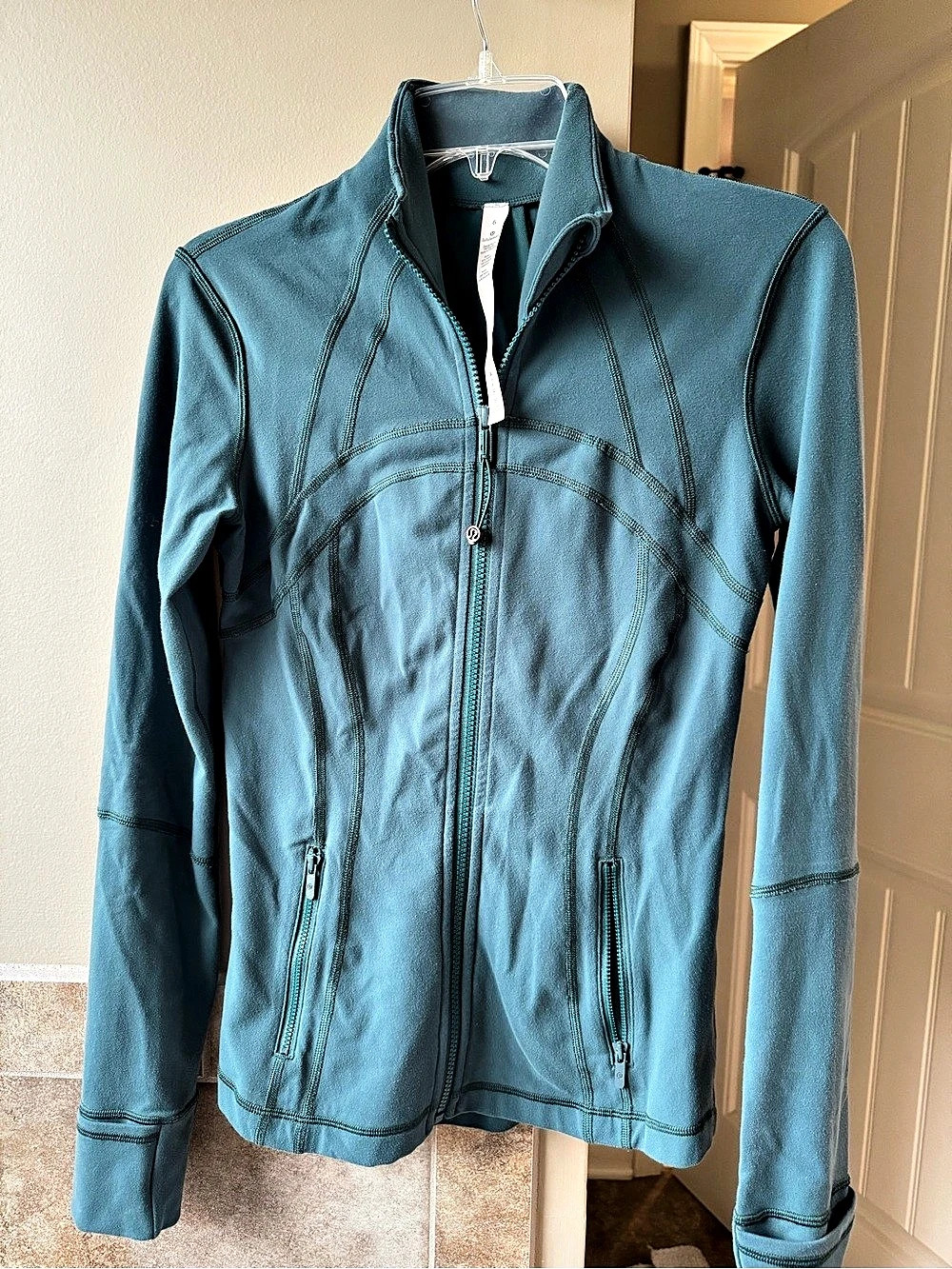 Lululemon Define Jacket Luon Submarine Teal Green Blue Size 6